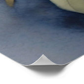 ライオンイン開花素晴らし穏やかな野生動物 ポスター (角)