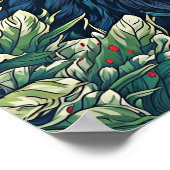 ライオンウォールポスターアートイラストレーション ポスター (角)