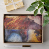 ライオンウォー芸術的ターカラーデカップージティッシュペーパー 薄葉紙 (ギフト)