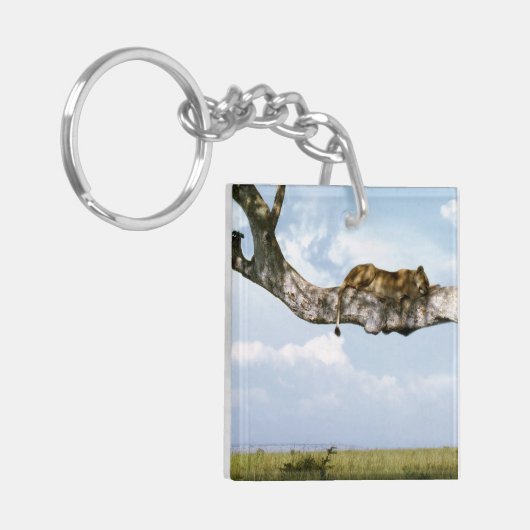 ライオンオフィスホームパーソナライズデスティニー キーホルダー (正面左)