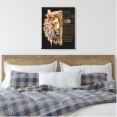 ライオンオブユダカンバスアート キャンバスプリント (インサイチュ (寝室))