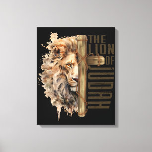 ライオンオブユダカンバスアート キャンバスプリント