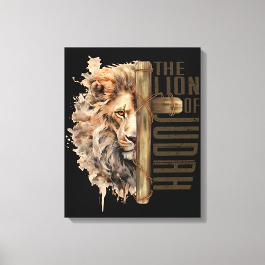 ライオンオブユダカンバスアート キャンバスプリント (正面)