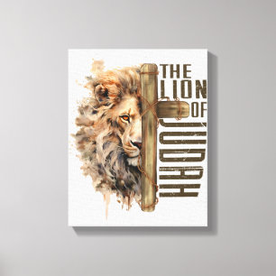 ライオンオブユダカンバスアート キャンバスプリント