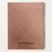 ライオンオブユダパーソナライズされた文字カスタムプランナー プランナー手帳 (裏面)