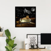 ライオンオブユダ西壁 ポスター (ホームオフィス)