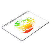 ライオンオブユダ – ラスタ ノートブック (左側)