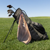 ライオンオンビーチ ゴルフタオル (グリーン)