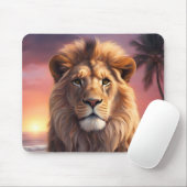 ライオンオンビーチ マウスパッド (マウス)