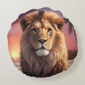 ライオンオンビーチ ラウンドクッション (裏面)