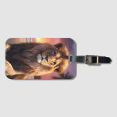 ライオンオンビーチ ラゲッジタグ (正面横)