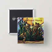 ライオンカブスアートマ誇りを持ったマ 缶バッジ (正面&裏面)