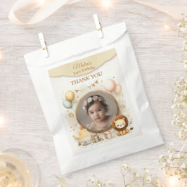 ライオンカブフォトフレーム子供への誕生日パーティー フェイバーバッグ