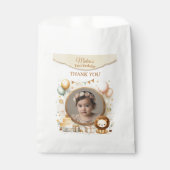 ライオンカブフォトフレーム子供への誕生日パーティー フェイバーバッグ (正面)