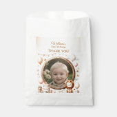 ライオンカブフォトフレーム子供への誕生日パーティー フェイバーバッグ (正面)