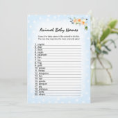 ライオンカブフローラブルー動物の赤ちゃん名前シャワーゲーム プログラム (スタンド正面)