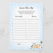 ライオンカブフローラブルー推測の年齢シャワーゲーム プログラム (正面)