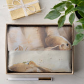 ライオンカブワイルドフラワーウォーターカラーデコップページ 薄葉紙 (ギフト)