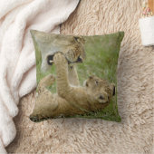 ライオンカブ遊ズ クッション (ブランケット)