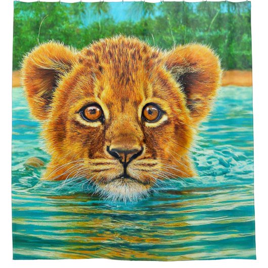 ライオンカブ シャワーカーテン (正面)