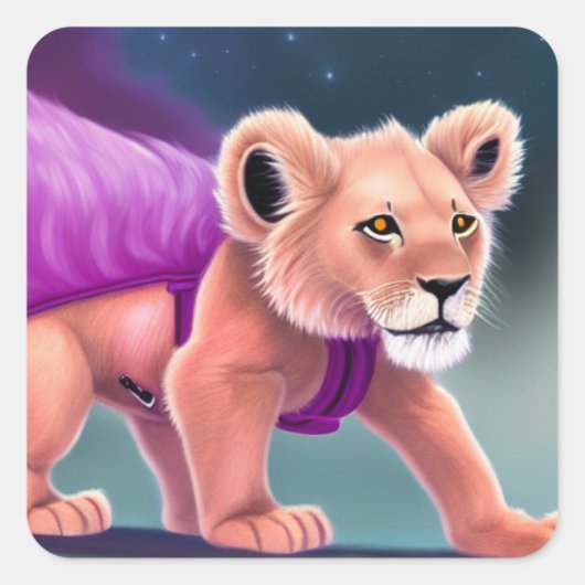 ライオンカブ スクエアシール (正面)