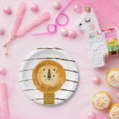 ライオンカワイートカートゥーンキッズベビー ペーパープレート (パーティー)