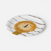 ライオンカワイートカートゥーンキッズベビー ペーパープレート (アングル)