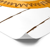 ライオンカワイートカートゥーンキッズベビー ポスター (角)