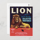 ライオンガベートワトソンビルカリフォルニアUSAヴィンテージ ポストカード (正面/裏面)