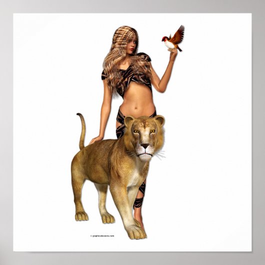 ライオンガール ポスター (正面)