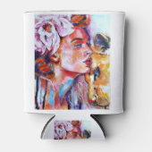 ライオンガール 缶クーラー (正面)