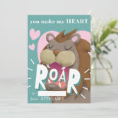 ライオンキッズ教室バレンタインデー シーズンカード (スタンド正面)