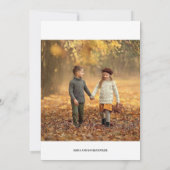 ライオンキューブフォトダブルお祝い誕生日 招待状 (裏面)