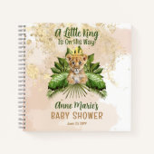 ライオンキューブリトルキングベビーシャワーゲストブック ノートブック (正面)