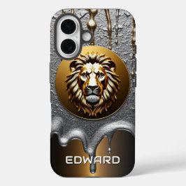 ライオンキングのカスタムネームデザイン 🦁 iPhone 16ケース