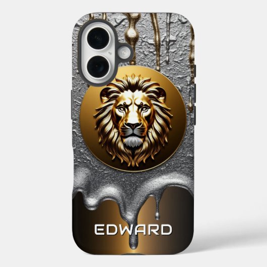ライオンキングのカスタムネームデザイン 🦁 Case-Mate iPhoneケース (裏面)