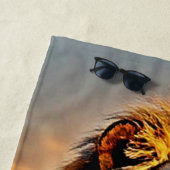 ライオンキングサバンナサンセットデザイン ビーチタオル (インサイチュ)