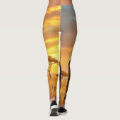 ライオンキングサバンナサンセットデザイン レギンス (裏面)