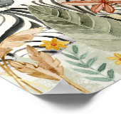 ライオンキングサファリボーイ赤ちゃんシャワー歓迎サイン ポスター (角)