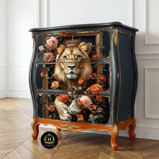 ライオンキング王室のクラウンフローラフレームの切り離し 薄葉紙