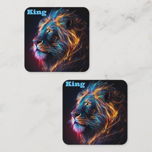 ライオンキング スクエア名刺 (正面/裏面)