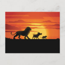 ライオンキング | Simba、Pumbaa、およびTimon Silhouette