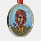 ライオンギフト&アクセサリー メタルオーナメント (右)