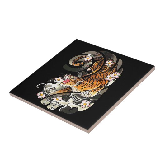 ライオンギフト|タイガータトゥーブレイクールブ タイル (側面)