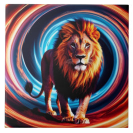 ライオンギャレ装飾タイル タイル