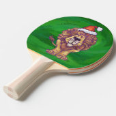 ライオンクリスマスオングリーン 卓球ラケット (正面アングル)