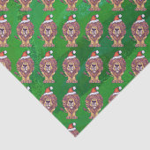 ライオンクリスマスオングリーン 薄葉紙 (詳細)