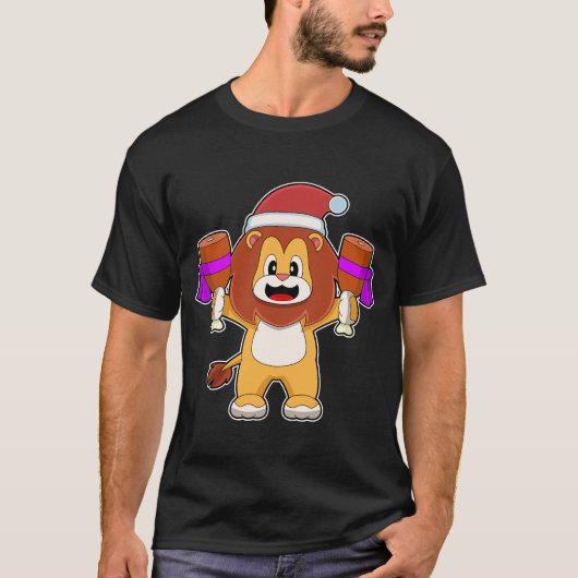 ライオンクリスマスミート Tシャツ (正面)
