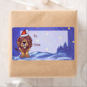 ライオンクリスマス ラベル (インサイチュ)