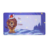 ライオンクリスマス ラベル (正面)